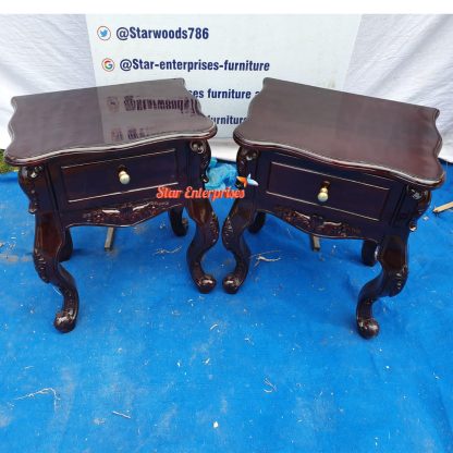 Teak Wood Bed Side Table