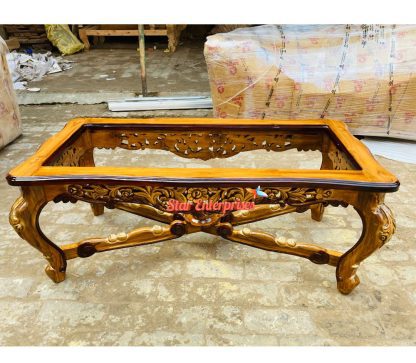 Teak Wood Center Table TBL-011 - Image 2