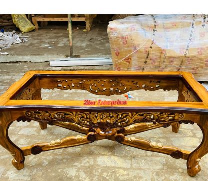 Teak Wood Center Table TBL-011 - Image 3