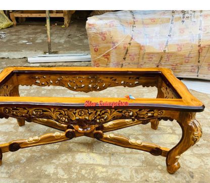 Teak Wood Center Table TBL-011 - Image 4