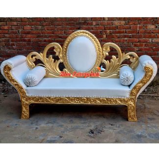 Teak Wood Designer Wedding Sofa