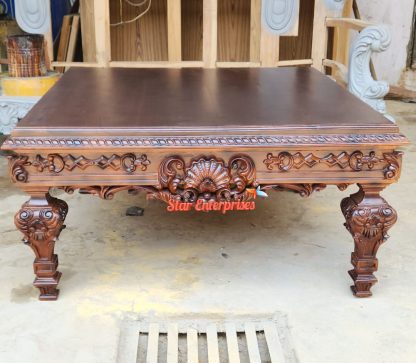 Wooden Antique Center Table TBL-013