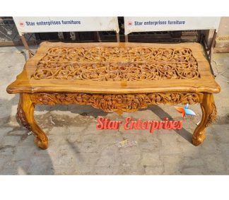 Wooden Carved Center Table