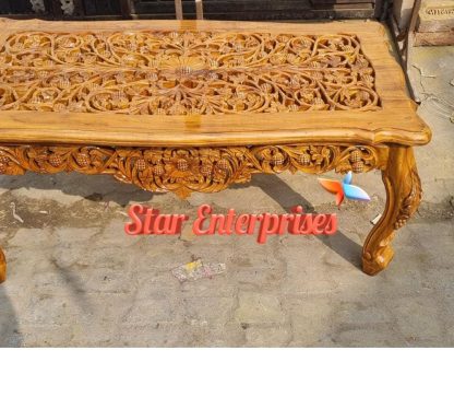 Wooden Carved Center Table TBL-01 - Image 2