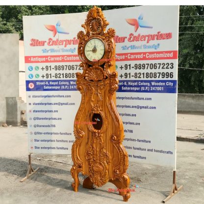 Wooden Grand Father Clock CL-02 - Image 3