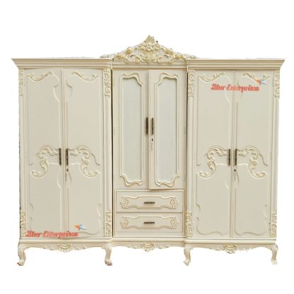 Star Enterprises Wooden European Luxury Almirah ALM-07 - Image 2