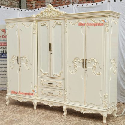Star Enterprises Wooden European Luxury Almirah ALM-07 - Image 3