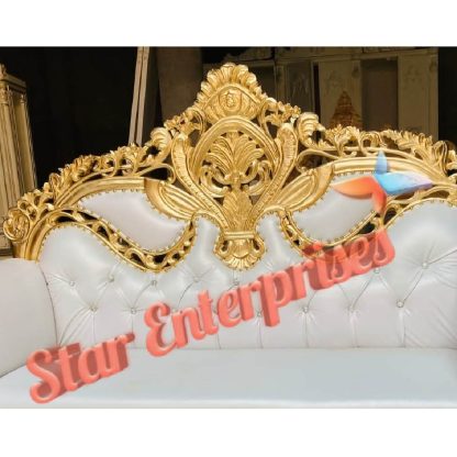 Star Enterprises Wooden Luxury Wedding Sofa DWN-037 - Image 3