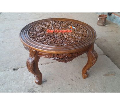 Wooden Round Coffee Table