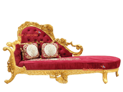 Wooden Luxury Gold Finish Couch