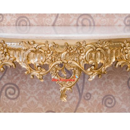 Star Enterprises Premium Quality Hand Carved Console Table CNSL-01 - Image 2