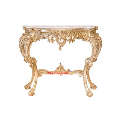 Star Enterprises Premium Quality Hand Carved Console Table CNSL-01 - Image 3