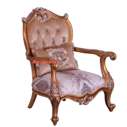 Wooden Designer Bedroom Chair BDCH-03 - Image 3
