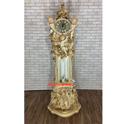 Italian Style Wooden Grand Father Clock CL-05 - Image 3