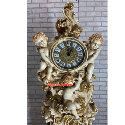 Italian Style Wooden Grand Father Clock CL-05 - Image 4