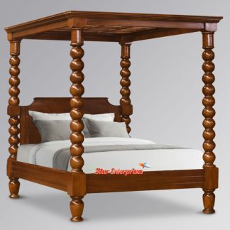 Premium Quality Teak Wood Poster Bed