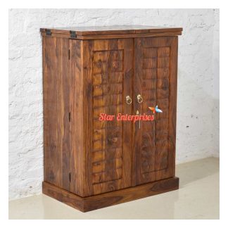 Solid Wood Caledonia Bar Cabinet