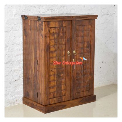 Solid Wood Caledonia Bar Cabinet