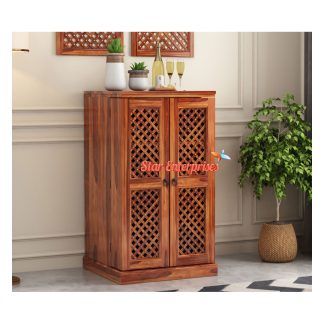 Teak Wood Bar Cabinet