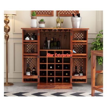 Teak Wood Bar Cabinet BAR-09 - Image 4