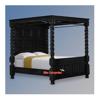 Teak Wood Canopy Bed