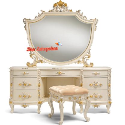 Star Enterprises Wooden Luxury Dressing Table DRSR-010 - Image 4