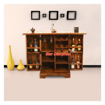Wooden Antique Bar Cabinet BAR-010 - Image 2