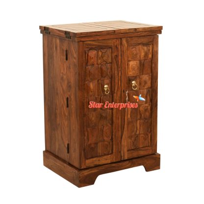 Wooden Antique Bar Cabinet BAR-010 - Image 3