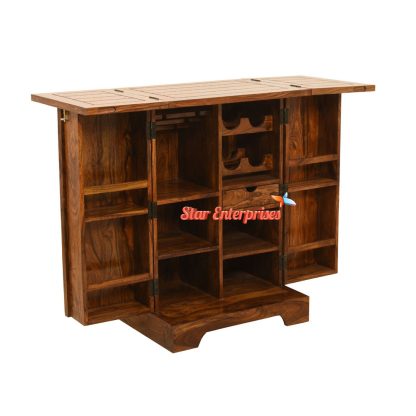 Wooden Antique Bar Cabinet BAR-010 - Image 5