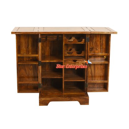 Wooden Antique Bar Cabinet BAR-010 - Image 6