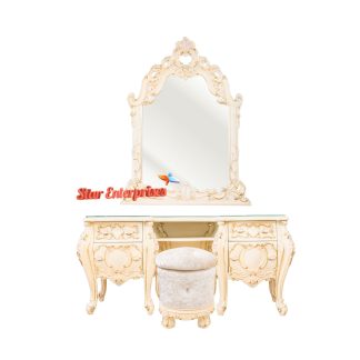 Wooden Antique Designer Dressing Table