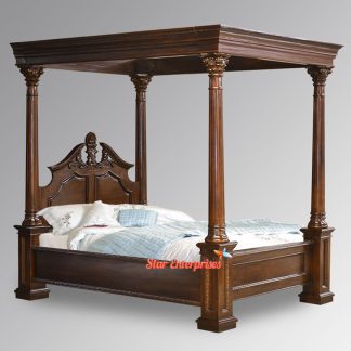 Wooden Antique Poster Bed