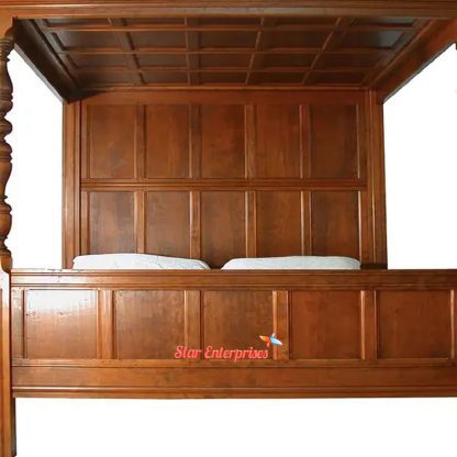 Star Enterprises Wooden Classic Canopy Bed CNB-08 - Image 3