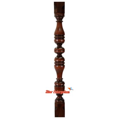 Star Enterprises Wooden Classic Canopy Bed CNB-08 - Image 5