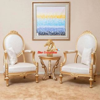 Wooden Royal Bedroom Chair