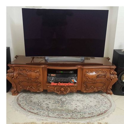 Antique Teak Wood TV Cabinet