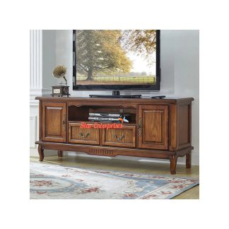 Classic Teak Wood Premium TV Cabinet Unit