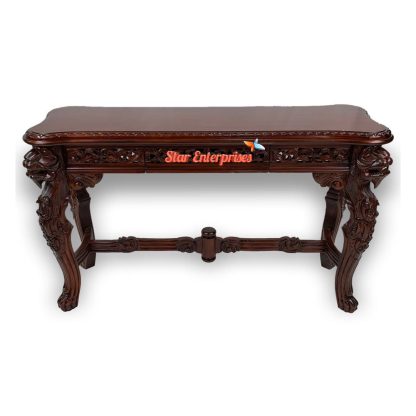 Solid Teak Wood Console Table