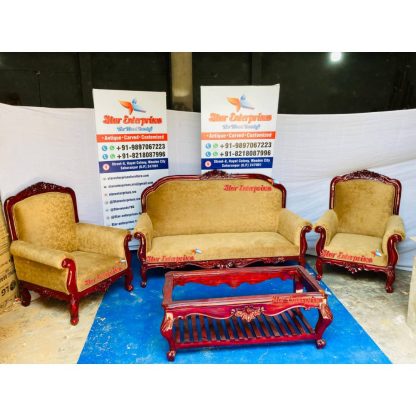 Teak Wood Classic Sofa Set