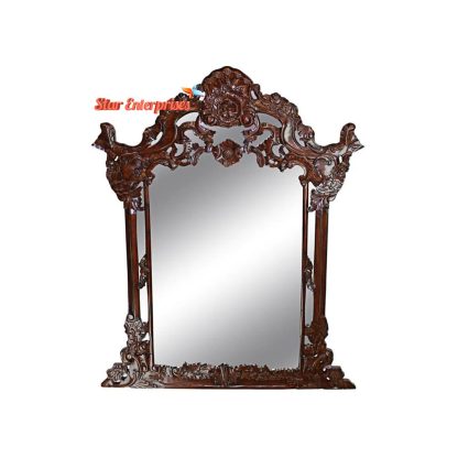 Star Enterprises Teak Wood Console Table With Mirror Frame CNSL-017 - Image 3