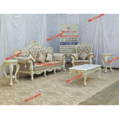 Teak Wood Designer Sofa Set