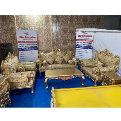 Teak Wood Designer Sofa Set