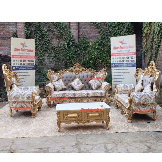 Teak Wood Royal Sofa Set