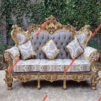 Star Enterprises Wooden Antique Maharaja Royal Sofa Set SOFA-031 - Image 4