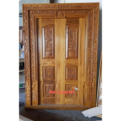 Traditional Teak Wood Door