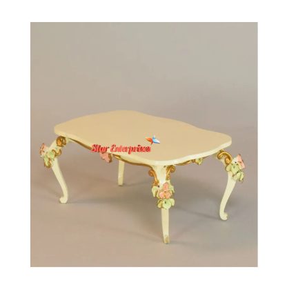 Wooden Antique Center Table TBL-015 - Image 3