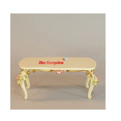 Wooden Antique Center Table TBL-015 - Image 4