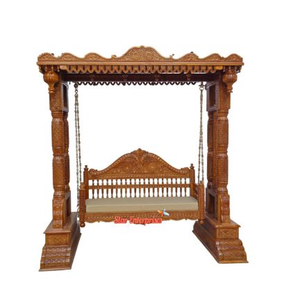 Wooden Carved Designer Swing