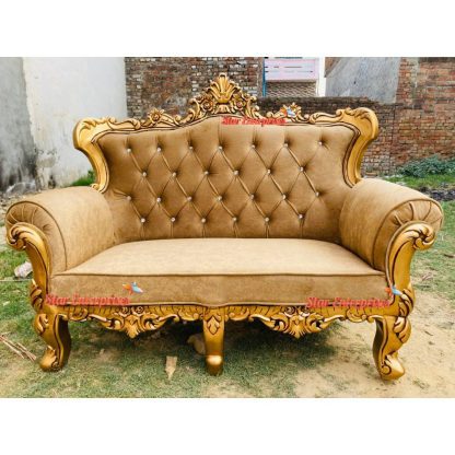 Star Enterprises Wooden Antique Carved Sofa Set SOFA-056 - Image 3