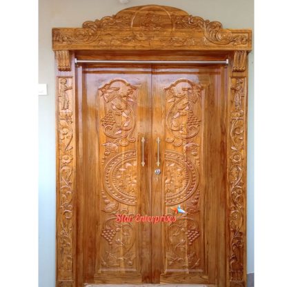 Wooden Designer Welcome Door